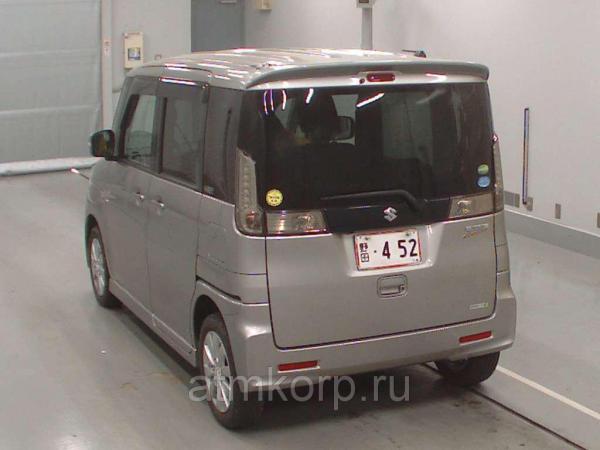 Минивэн SUZUKI SPACIA CUSTOM класса микровэн кузов MK32S гв 2013 4WD пробег 70 тыс км цвет серебристый